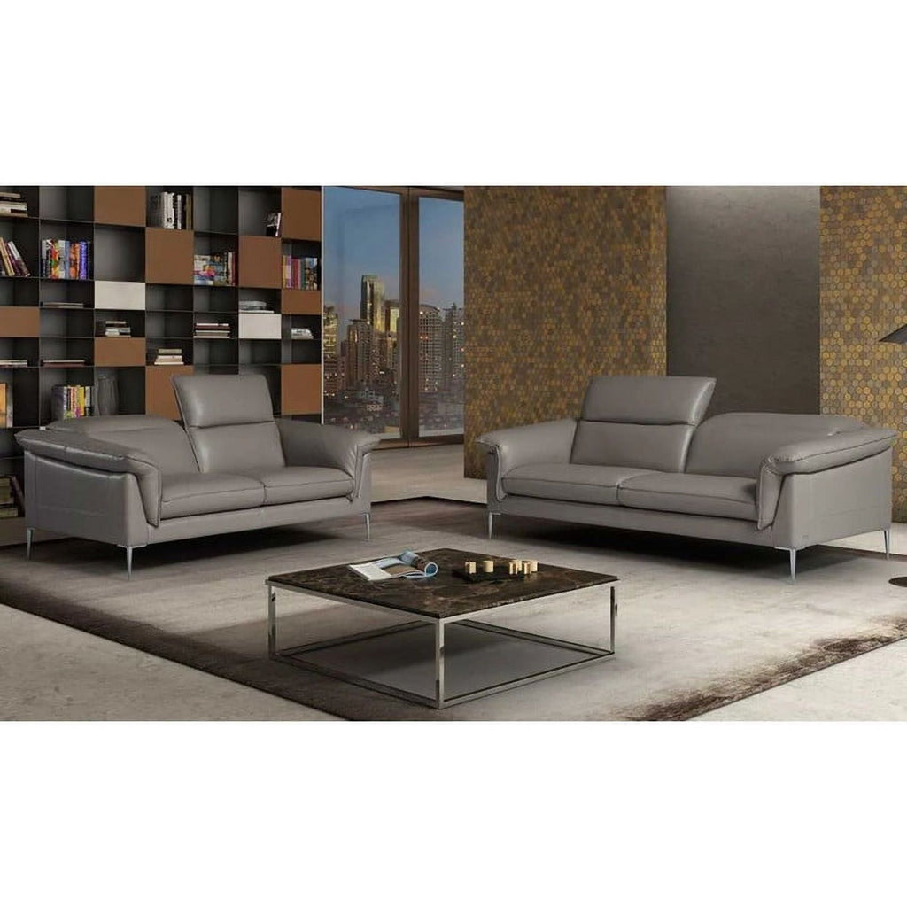 Grey 2-Piece Living Room Set Y697087
