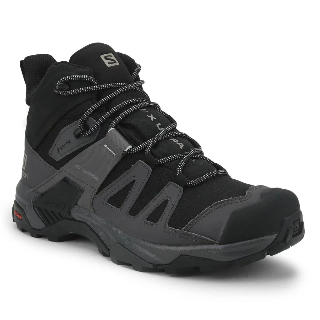 Black Mid Hiking Shoes N8038