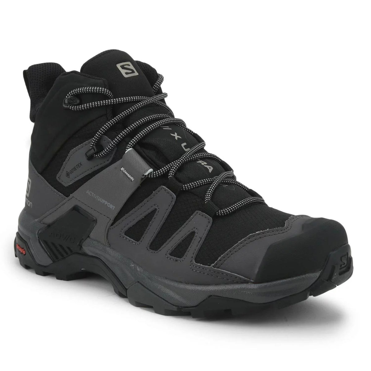 Black Mid Hiking Shoes N8038