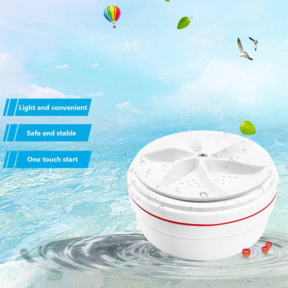 Mini Ultrasonic Portable Washing Machine D3703