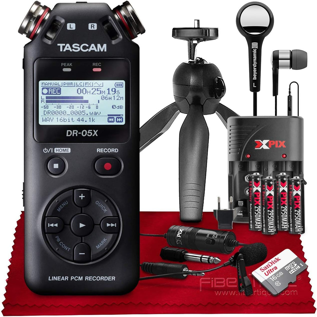 32GB Portable Stereo Digital Audio Recorder with USB Audio Interface L951