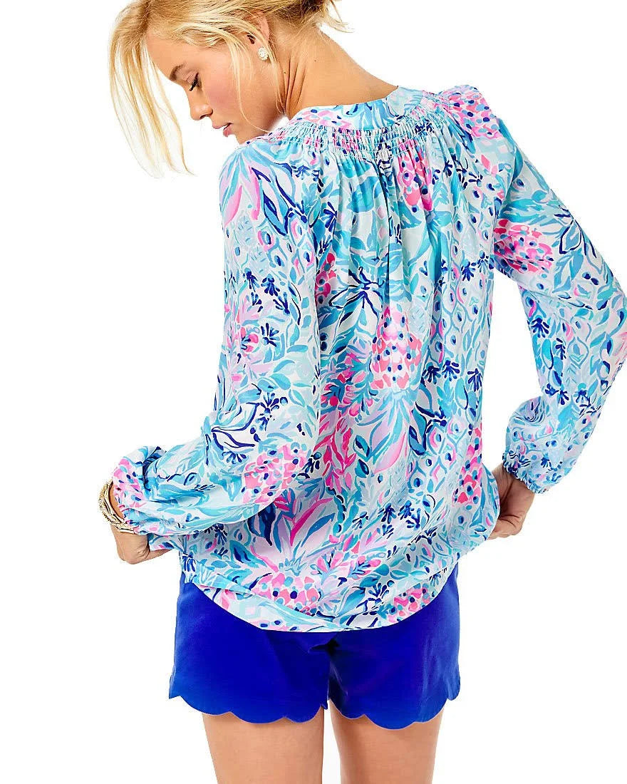 Pink Blossom Elsa Top B265573
