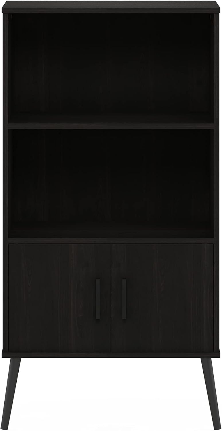 Espresso Accent Cabinet with Wood Legs Z626358