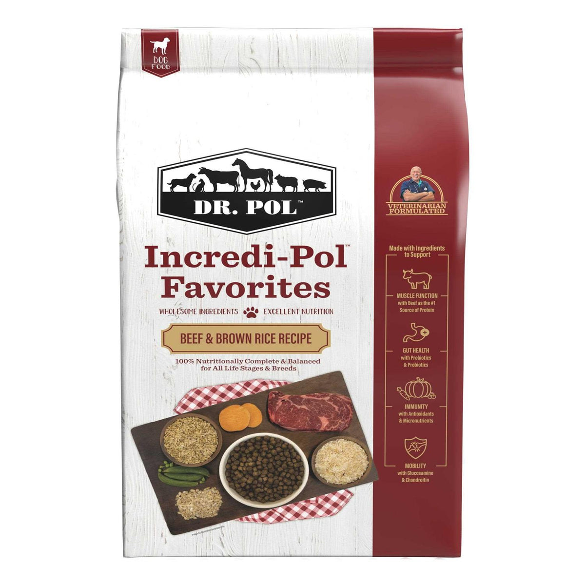 Beef & Brown Rice Dog Food P5433