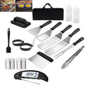 15 Pcs Stainless Steel BBQ Tools Set with Storage Bag M788393