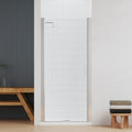 Chrome Semi Frameless Pivot Swing Shower Door, 32 in.W X 72 in.H, Clear Glass L80337
