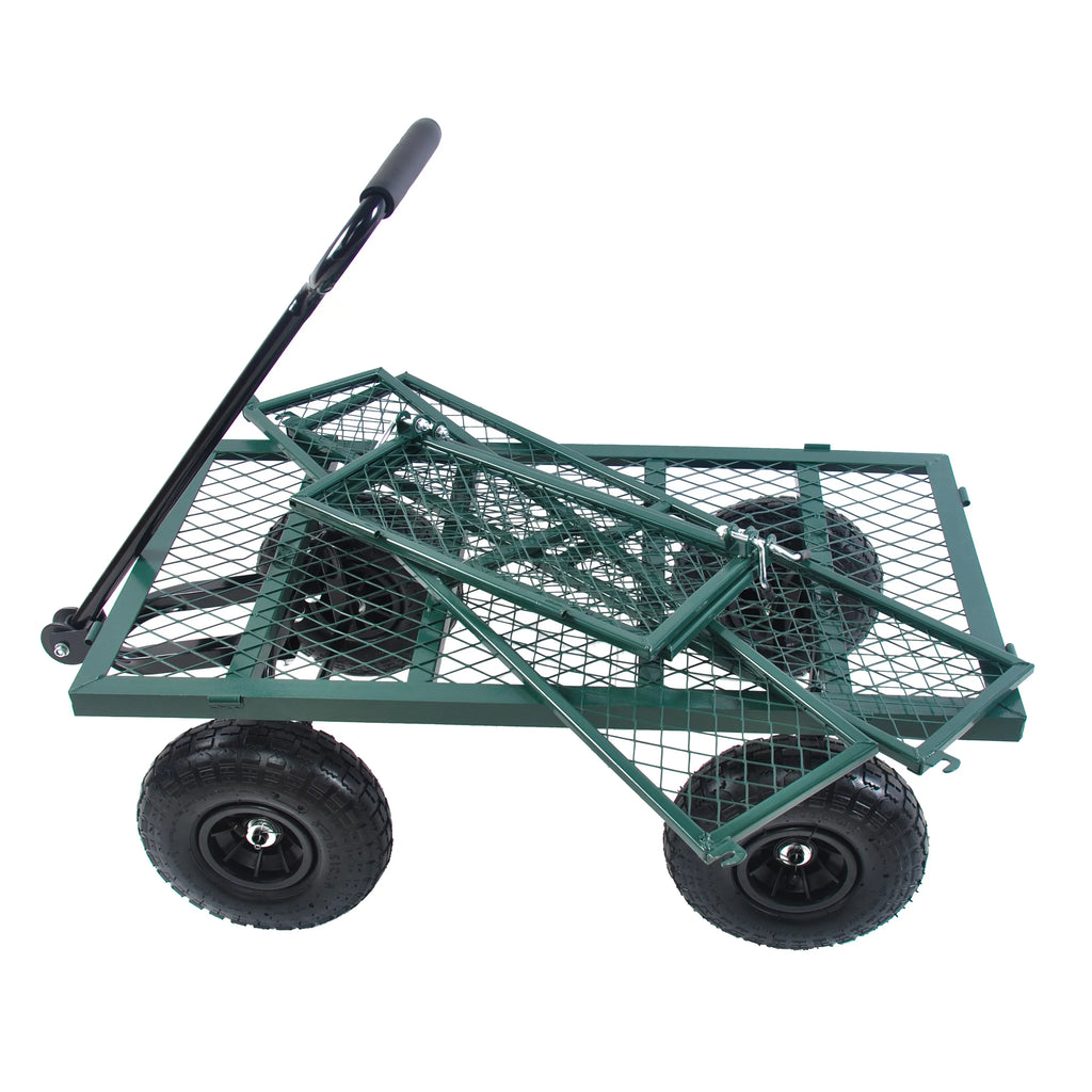 Heavy-Duty Wagon Cart Garden Cart 550lb Capacity Y972404
