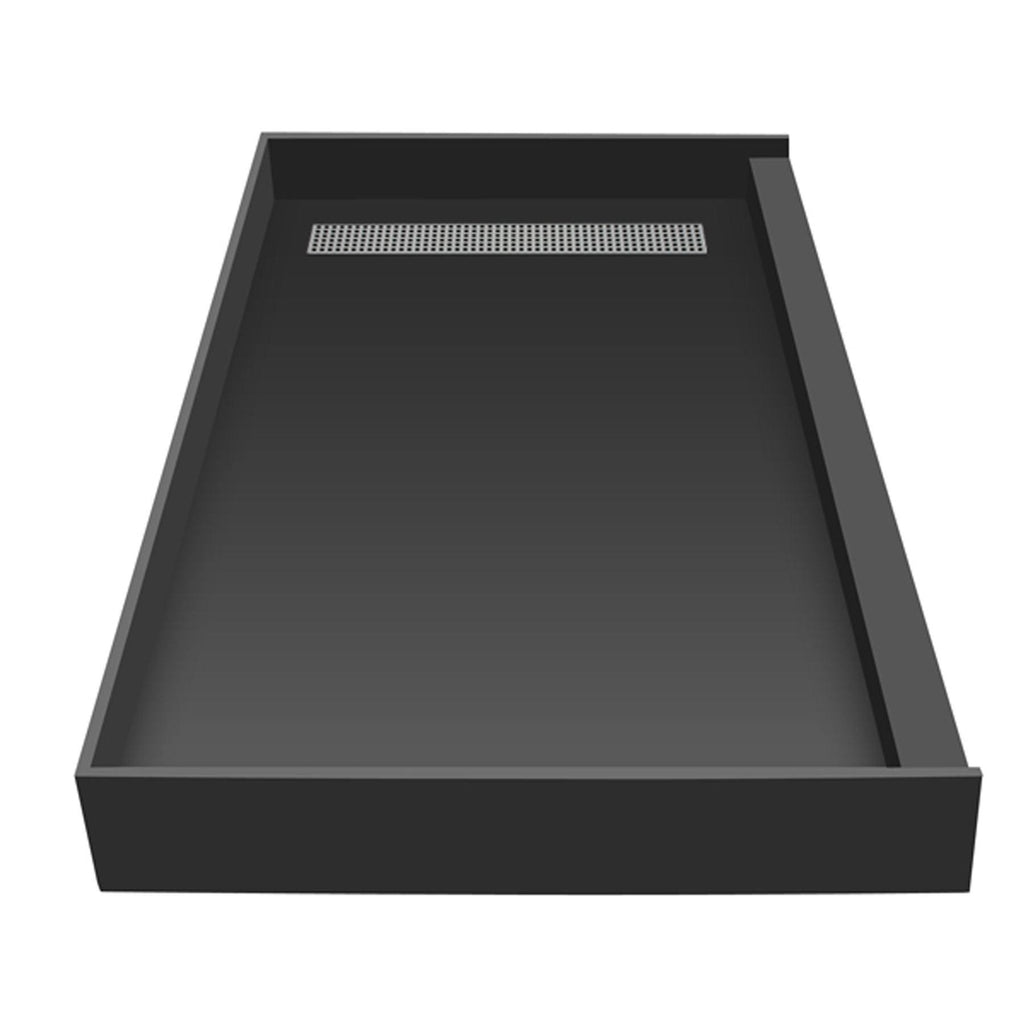 Trench Shower Pan, 42x22 W x 36x22 D, Brushed Nickel P8842