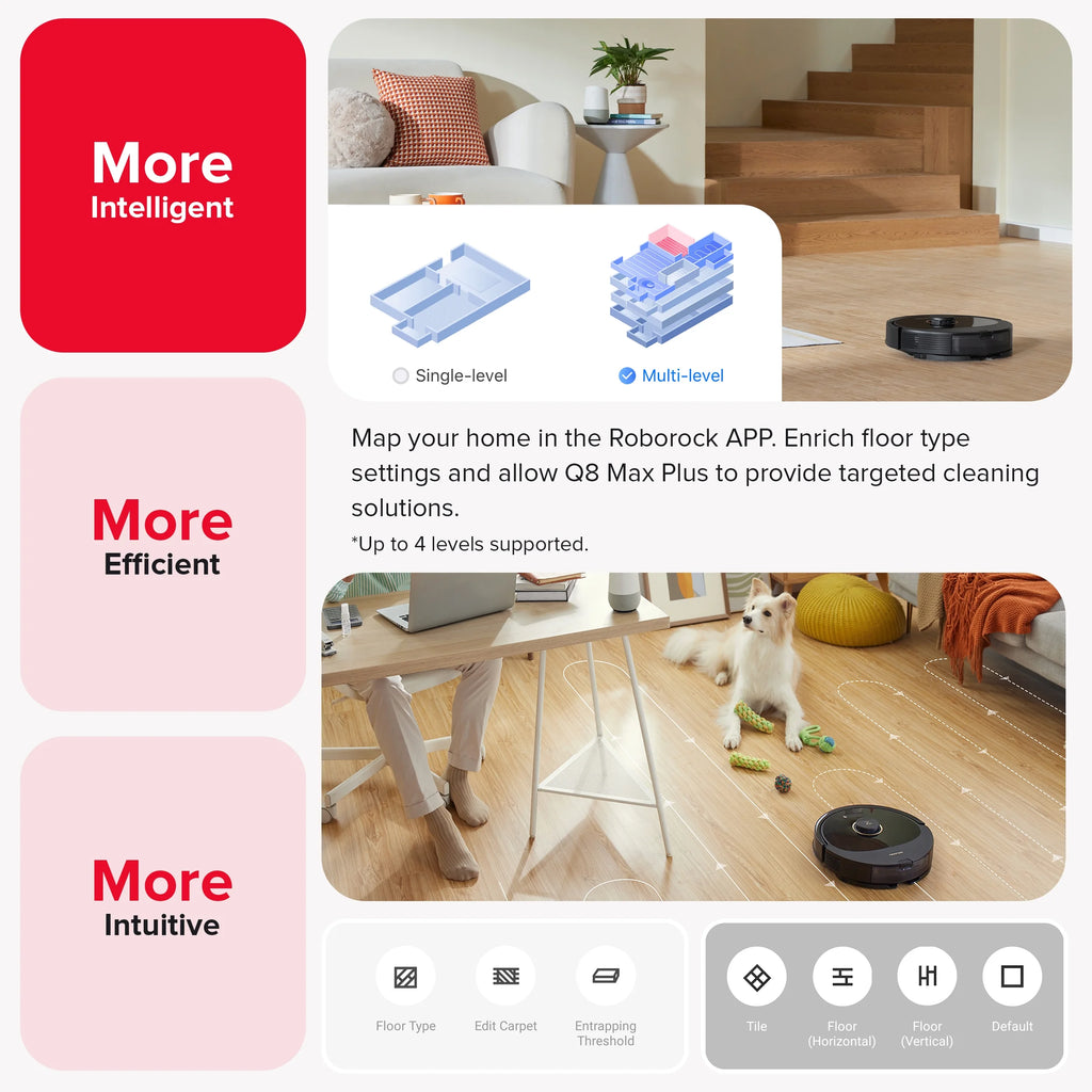 Robot Vacuum and Mop with Self-Emptying Z963