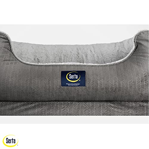 Slate Gray X-Large Orthopedic Dog Bed Y69684