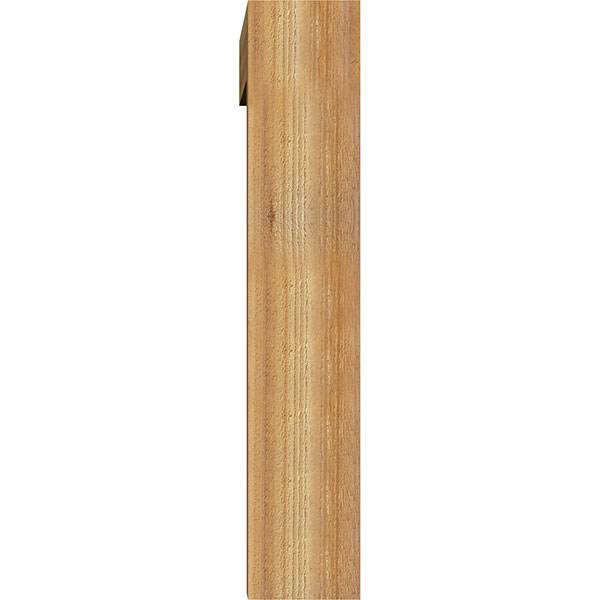 6x22W x 28x22D x 32x22H Western Red Cedar Bracket with Offset Brace A15893