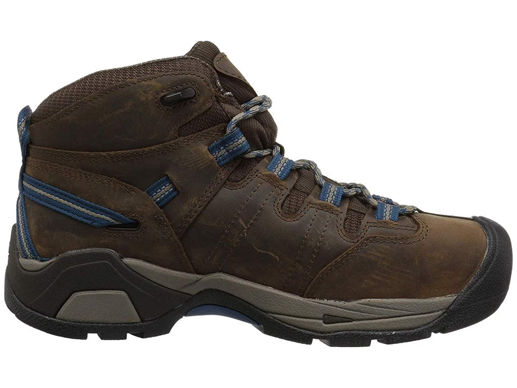 Cascade Brown/Orion Blue Steel Toe Waterproof Mid Work Boots Q257