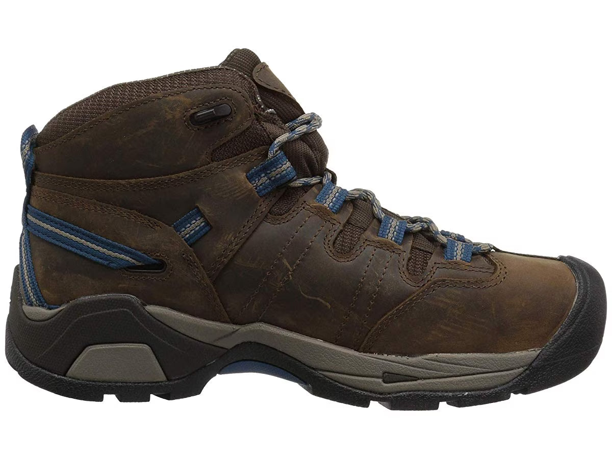 Cascade Brown/Orion Blue Steel Toe Waterproof Mid Work Boots Q257