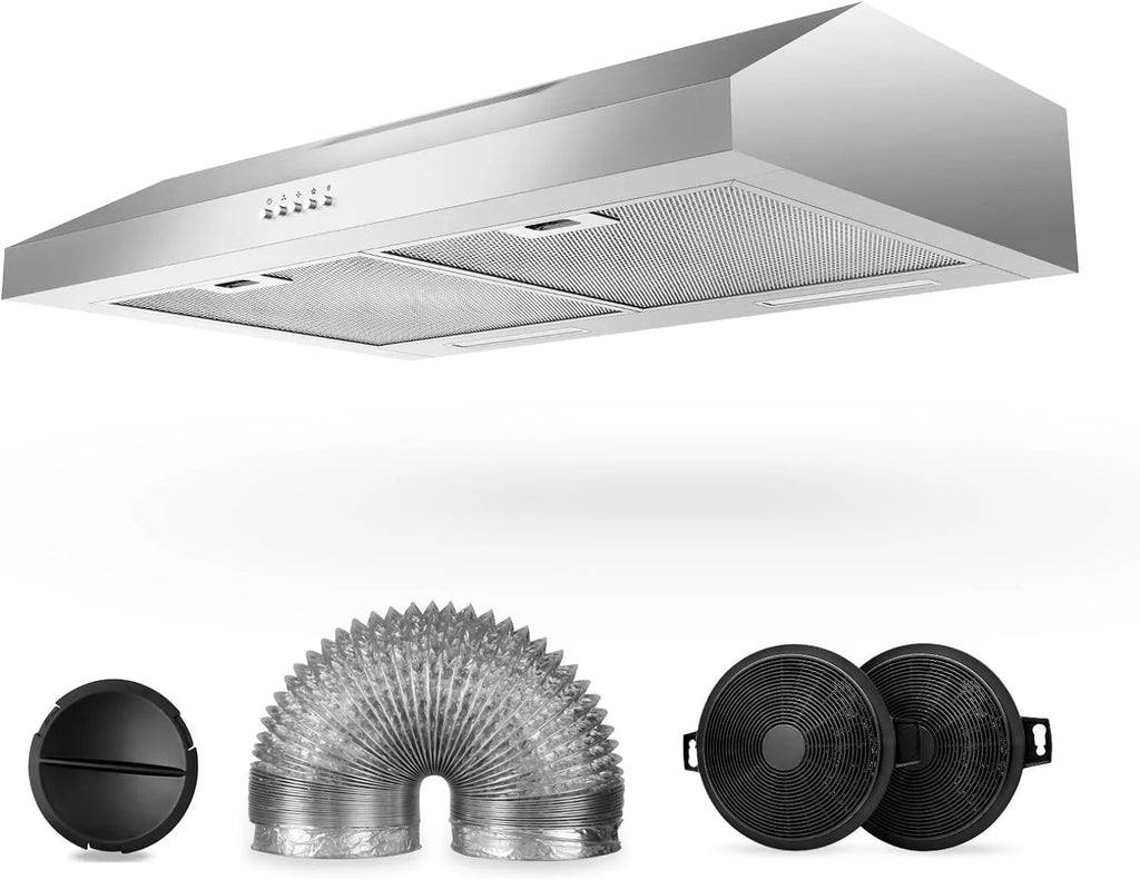 600 CFM Stainless Steel Under Cabinet Range Hood Q6845