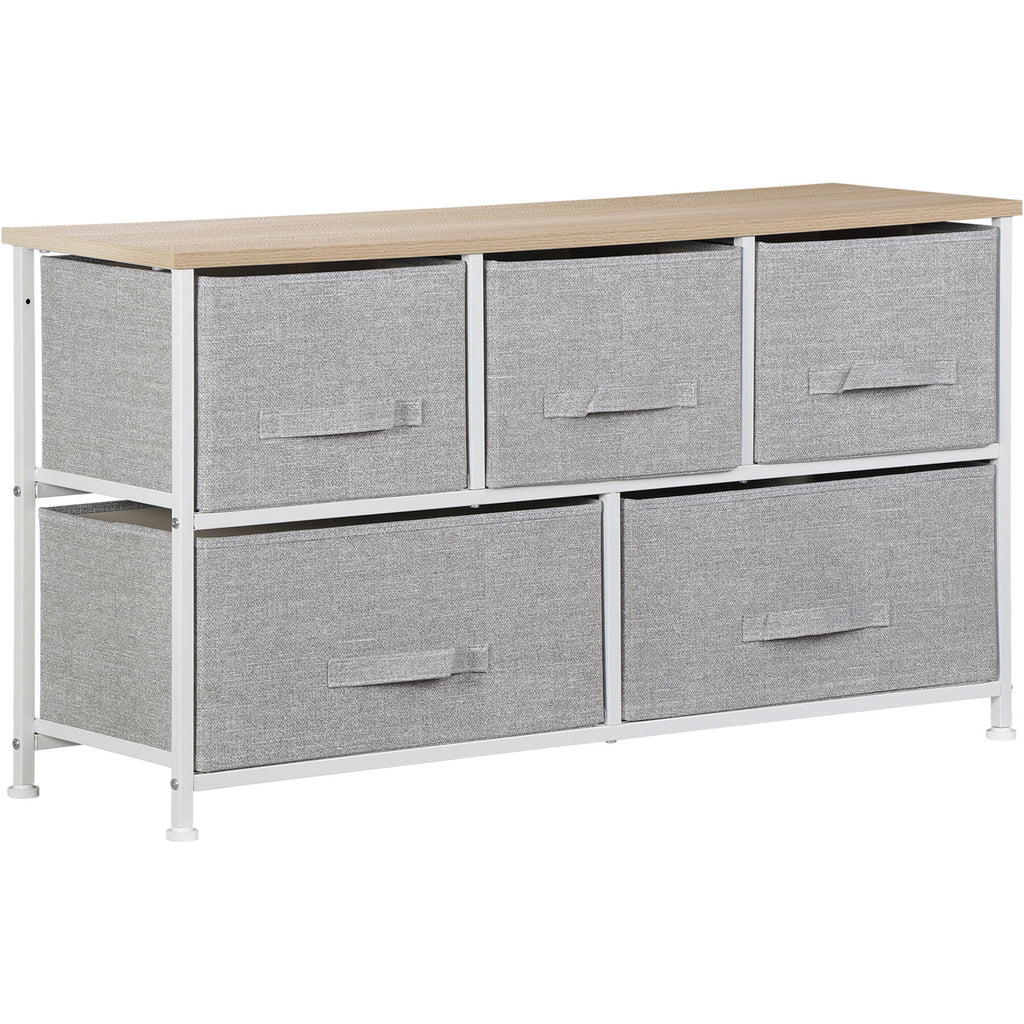 Steel Frame 5-Drawer Dresser C53968