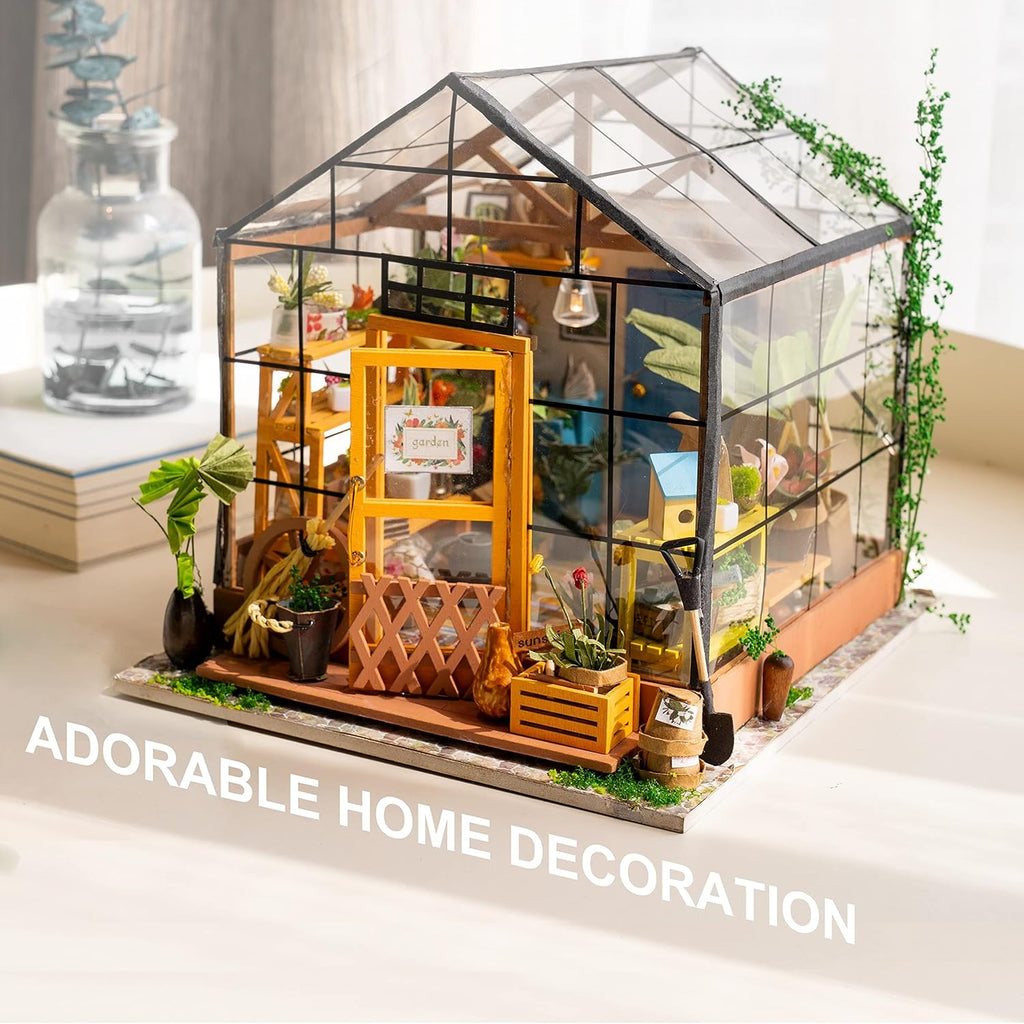 DIY Miniature House Kit with LED Light B161197