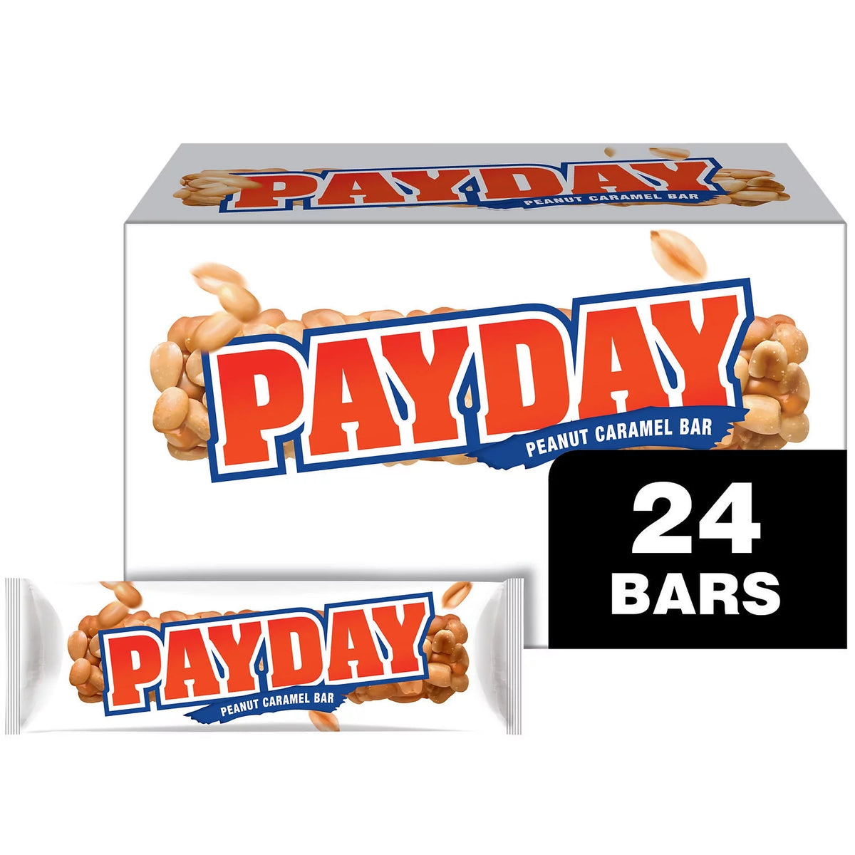 Peanut Caramel Candy Bars 1.85 oz 24 Count S1936