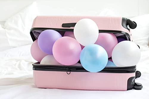 Expandable Hardside Luggage with Spinner Wheels, Pink Blush, Checked-Large 28-Inch F6456