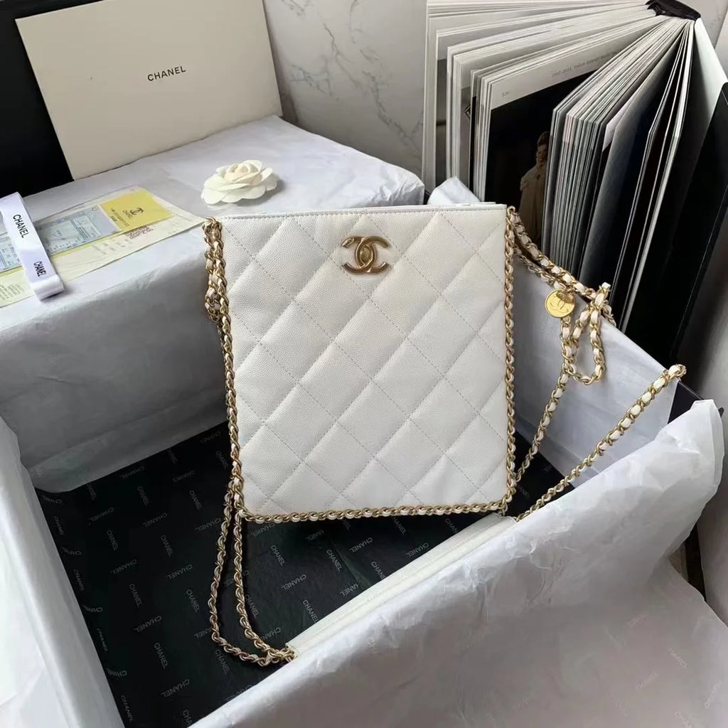 White Small Shopping Bag N7024