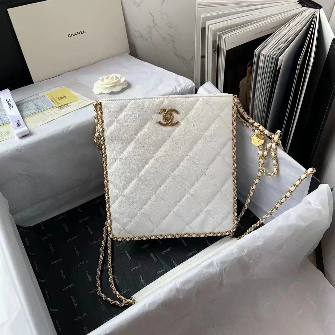 White Small Shopping Bag N7024