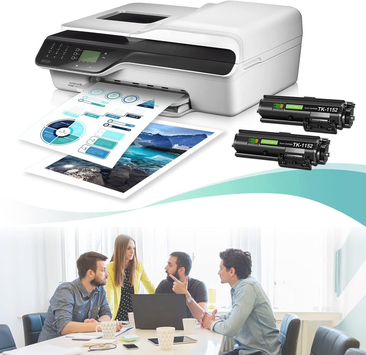 2-Pack Black Toner Cartridge C5539