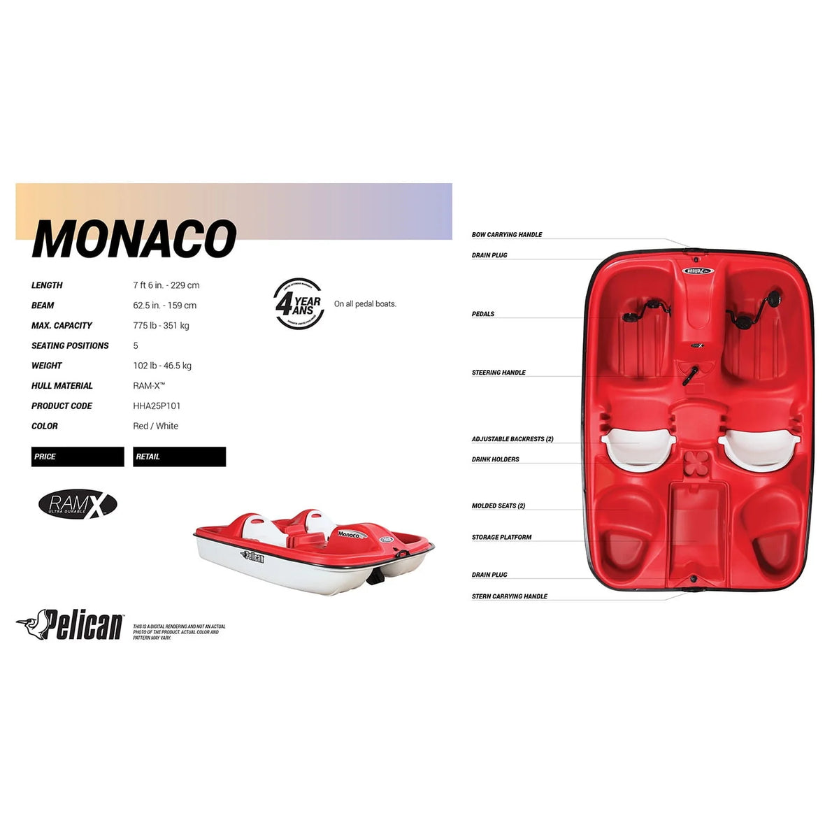 Pedal Boat F34366