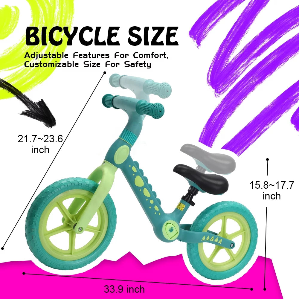 Blue No Pedal Kids Balance Bike X168