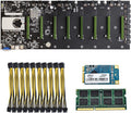 Miner Motherboard with 8GB RAM, 128G MSATA SSD, 8 GPU Slot O88355