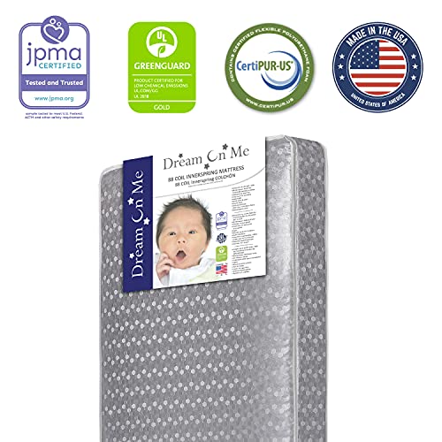 6” 112 Coil Inner Spring Crib And Toddler Mattress B380435