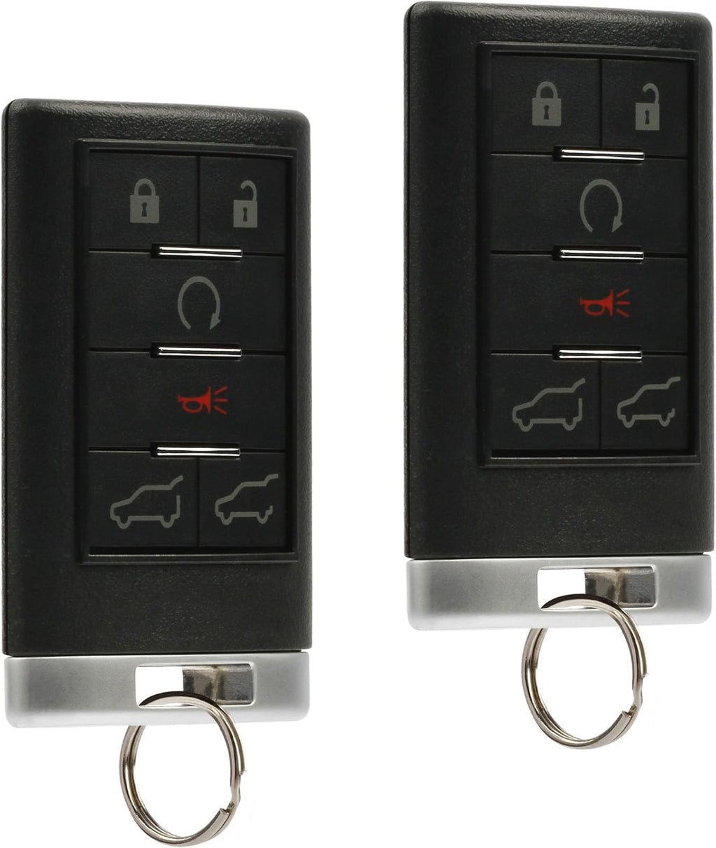 Pack of 2 Key Fob Keyless Entry Remote for Cadillac Escalade I937