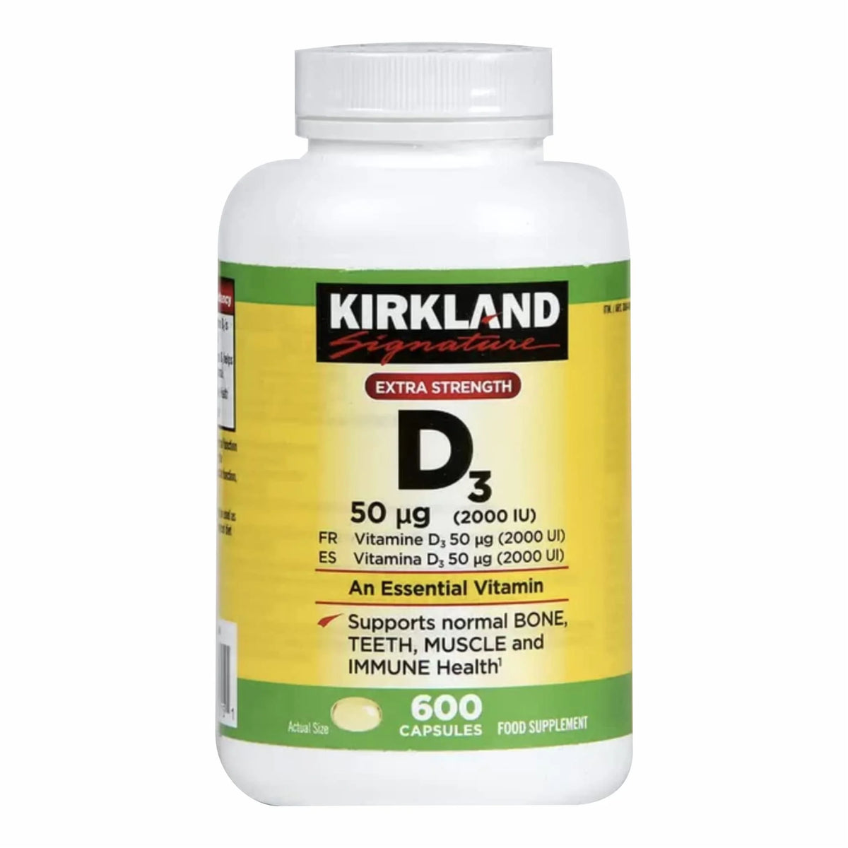 Vitamin D3 600 Softgels (Pack of 2) V68720