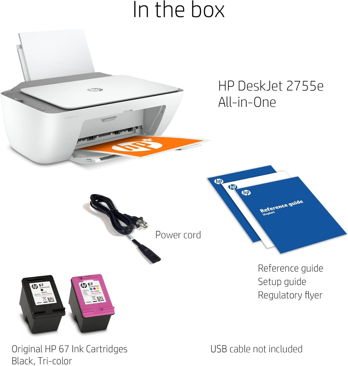 Wireless Inkjet All-in-One Color Printer with HDMI Cable D170233