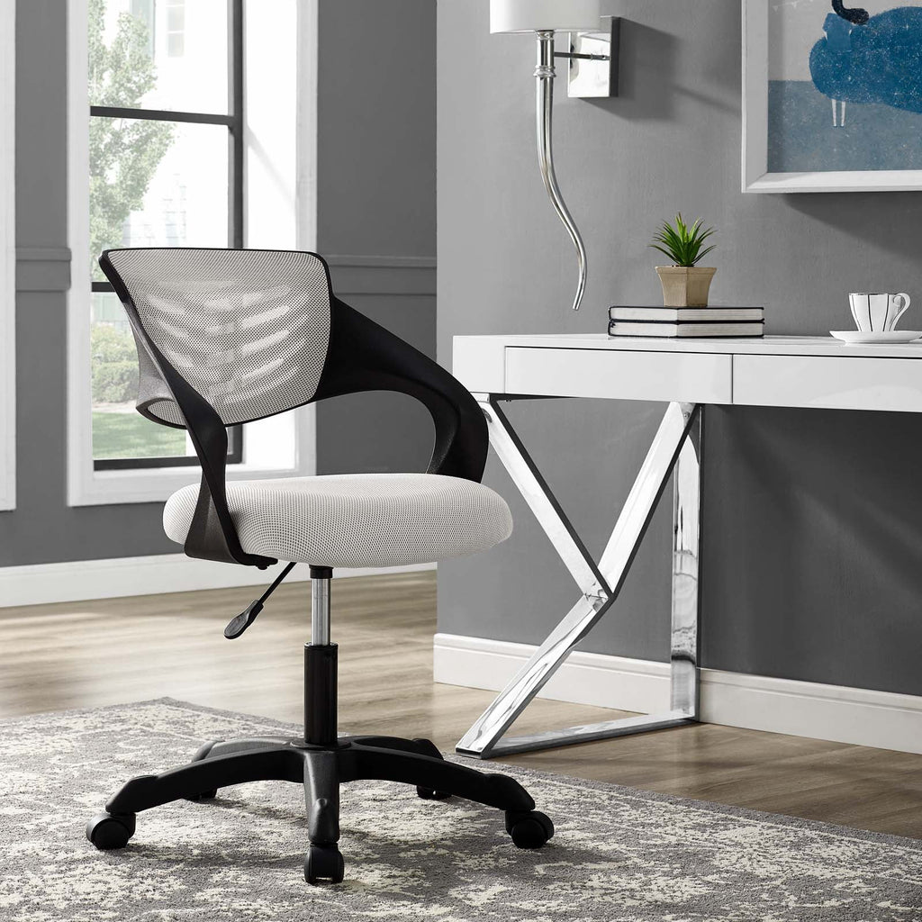 Gray Mesh Office Chair E7334