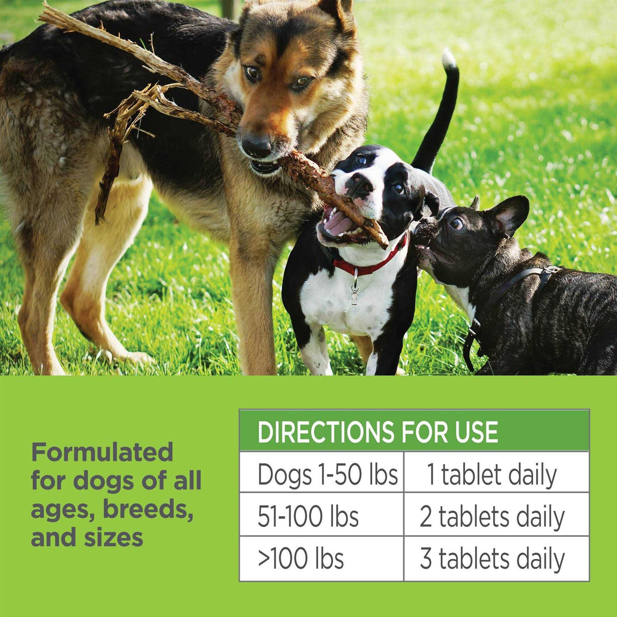 Oral Flea & Tick Chews for Dogs W556