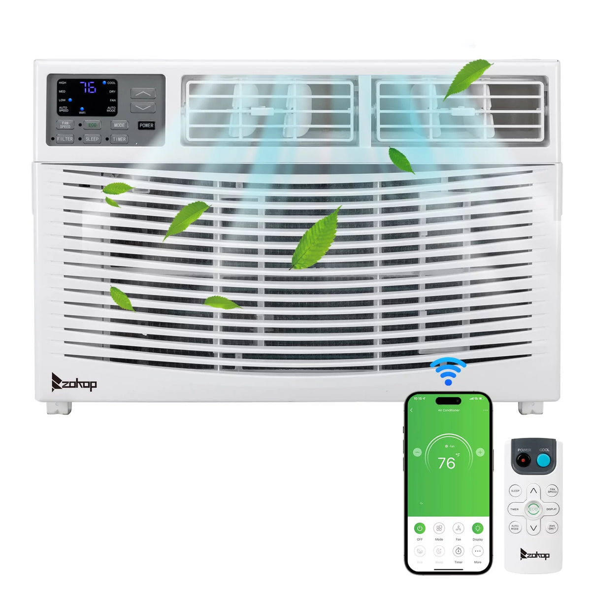 8000BTU 115V Window Air Conditioner with Remote Control Q849