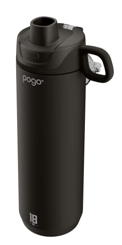 26 oz Vacuum Insulated Stainless Steel Water Bottle with Leak Proof Chug Lid and Silicone Carry Loop M30302