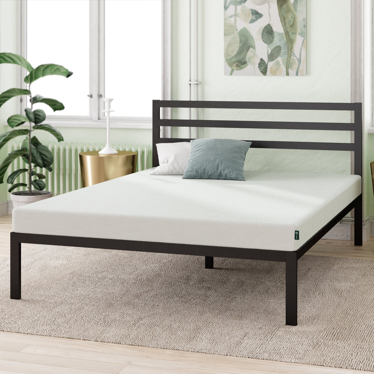6 Green Tea Memory Foam Mattress Full U356