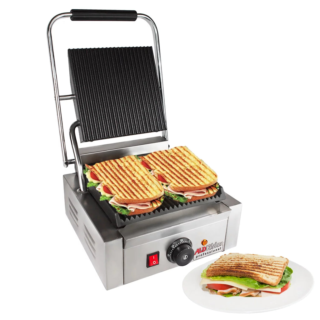Cast-Iron Nonstick Panini Press U996495