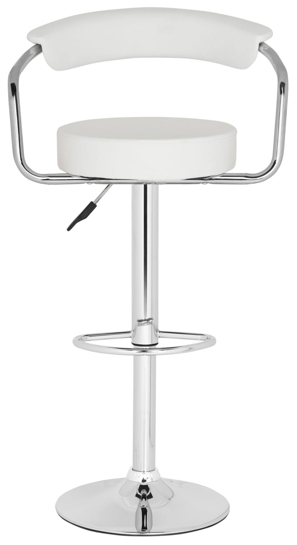 White Swivel Bar Stool R212