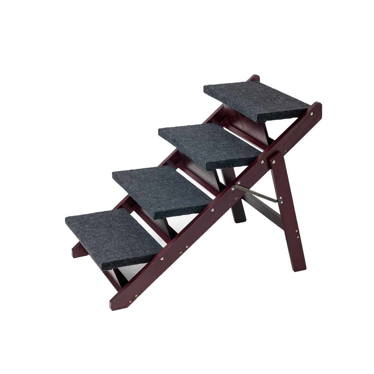 Foldable 4 Levels Wooden Pet Stairs & Ramp R959