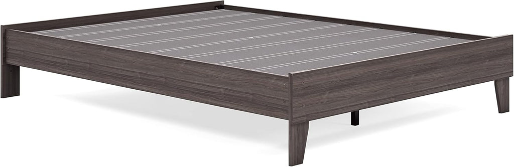 Full Mid-Century Modern Platform Bed A869942