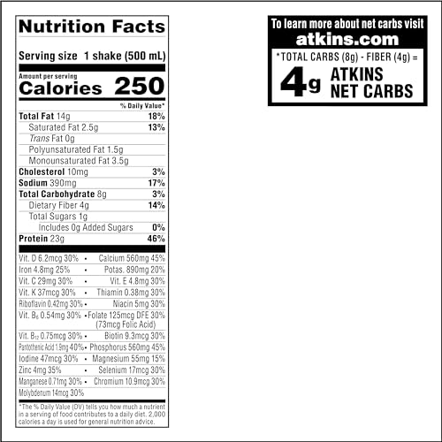 Creamy Chocolate Protein Shake 23g Protein 12 Count T809921