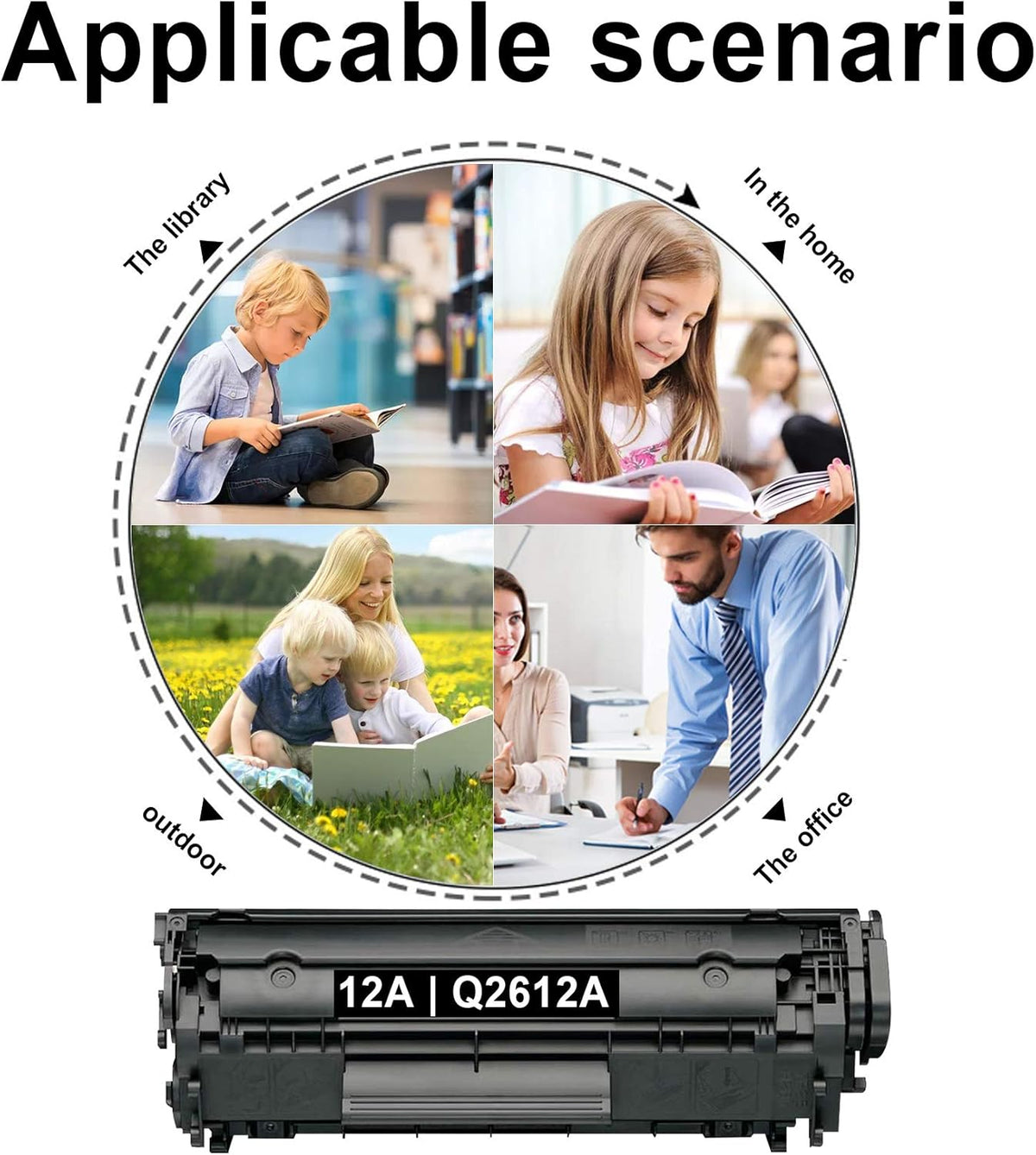 2 Pack Black Toner Cartridge H38334