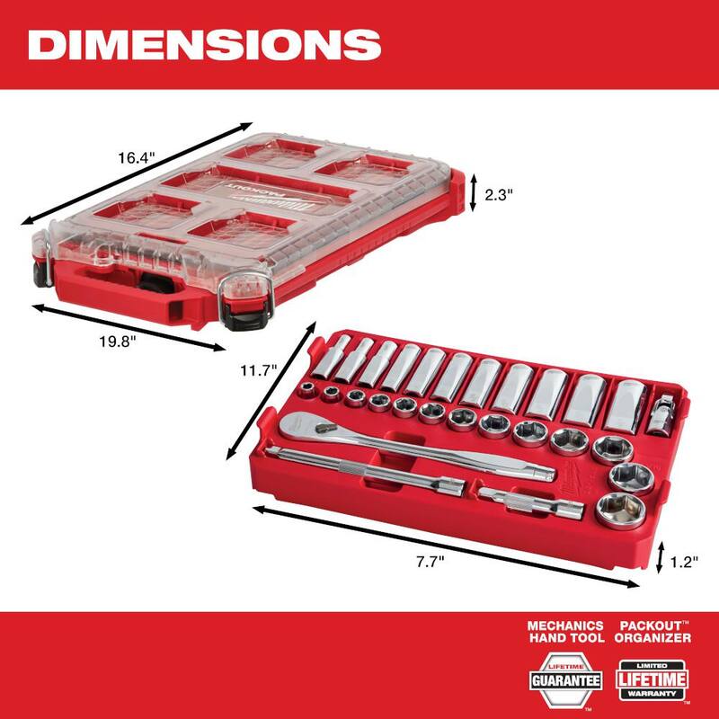 3/8 in. Drive SAE Ratchet and Socket Mechanics Tool Set (28-Piece) N80686