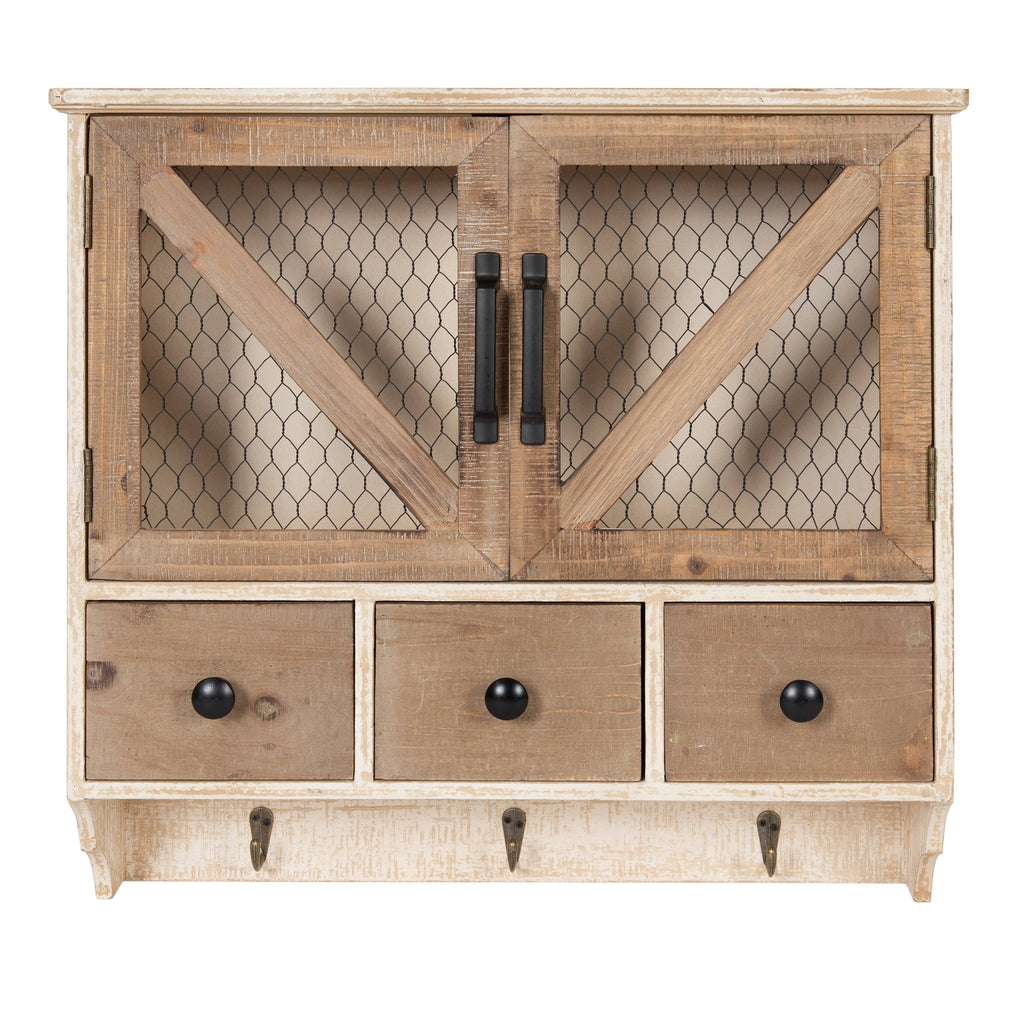 White Wood Wall Cabinet M19806