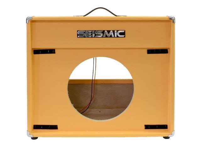 Vintage Orange 1x12x22 Empty Guitar Speaker Cabinet X716050