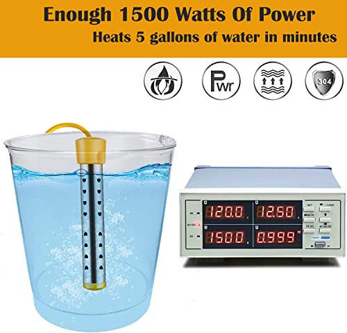 Portable 304 Stainless Steel Immersion Water Heater U929710