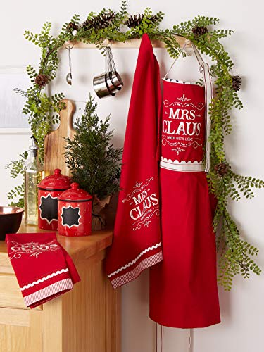Cotton Apron and Dishtowel Set, 3 Count D682