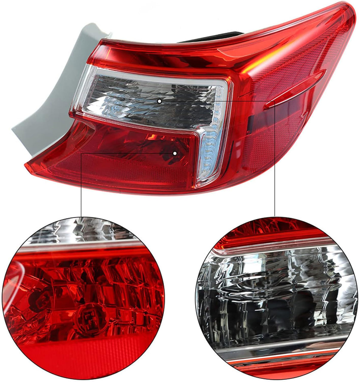 Halogen Rear Brake Tail Light Assembly Driver Left Side & Passenger Right Side J416840