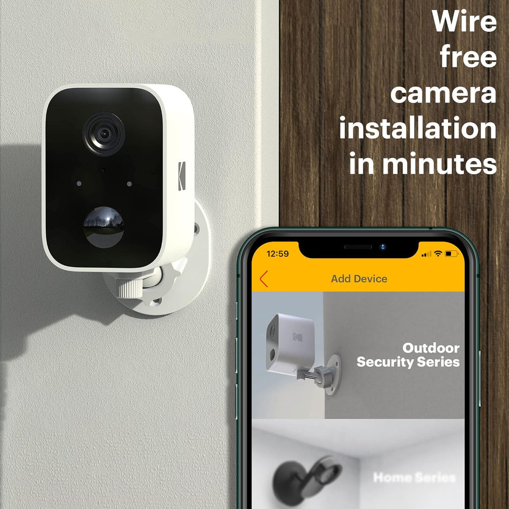 Dual Pack Battery HD Outdoor Security Cameras C169